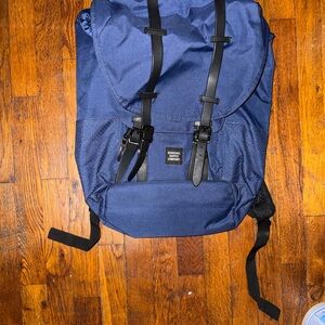 Herschel Little America Navy Boue Backpack with Black Accents